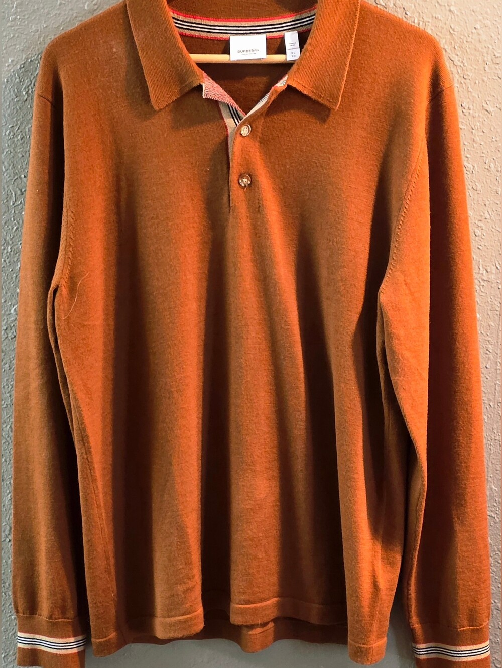 Burberry Henly Men"s XL Polo Sweater